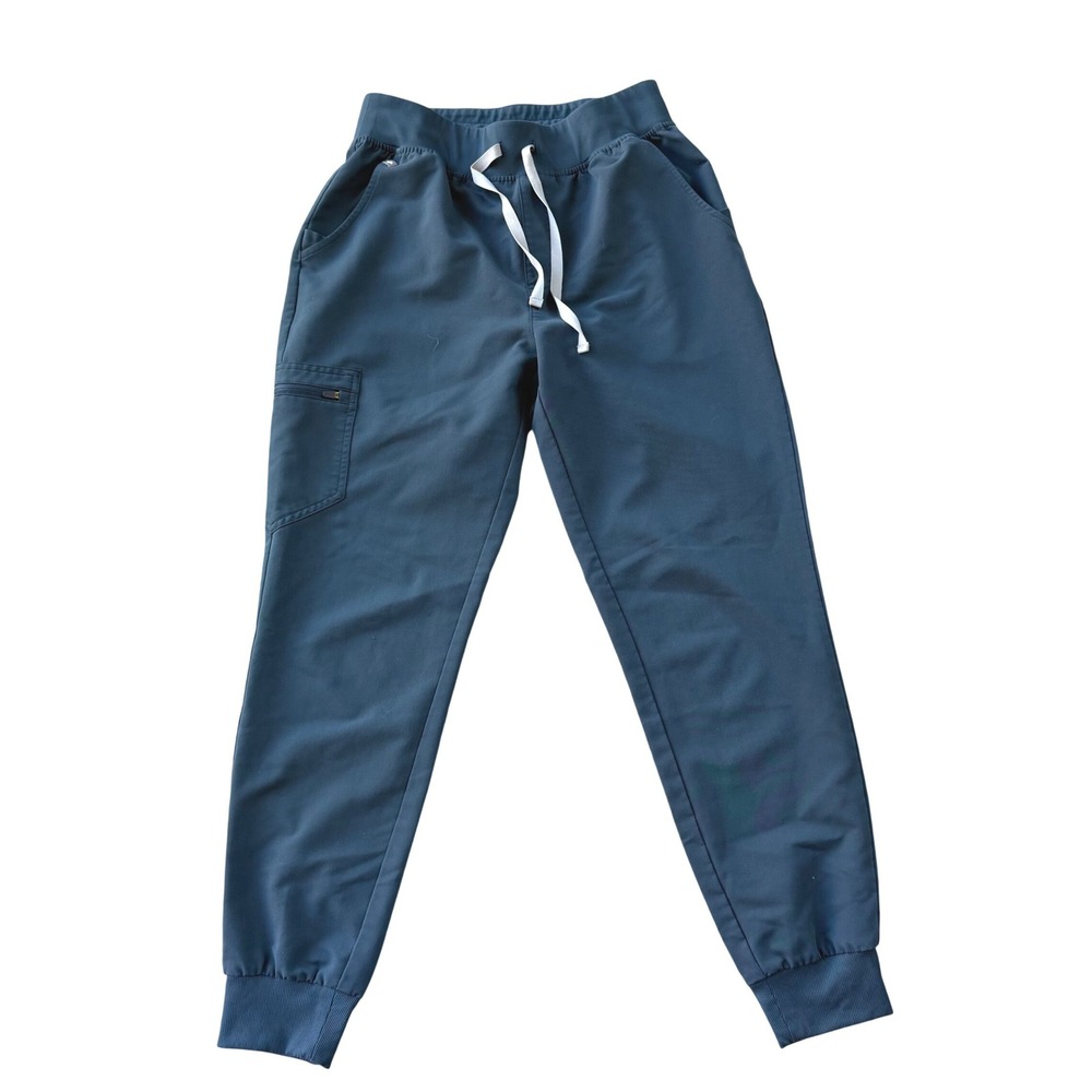 FIGS Technical Collection Navy Blue Jogger Scrub Pants Men Medium Cargo Pockets
